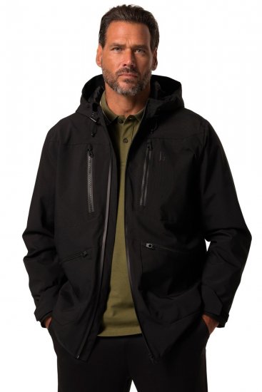 Jay-Pi 834145 Impermeabile giacca funzionale Nero - Abbigliamento sportivo & Outdoor - Abbigliamento Sportivo Uomo Taglie Forti