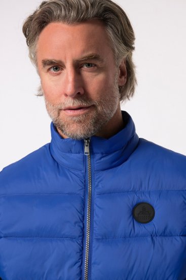 Boston Park 460 Gilet trapuntato con collo alto Blu - Giubbotti - Giubbotti Uomo Taglie Forti