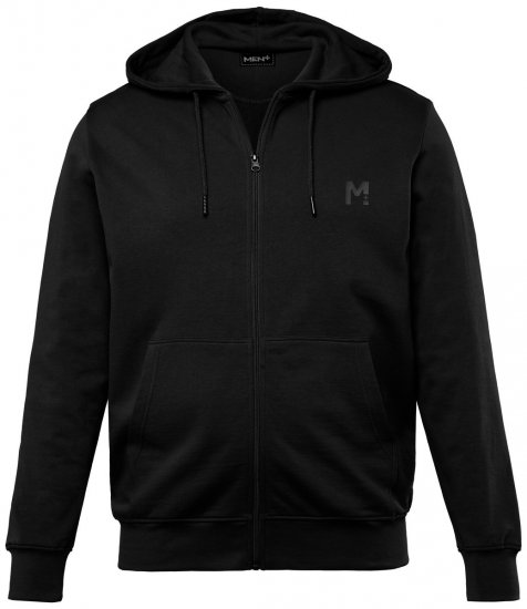 Men+ 851 Felpa con cappuccio e zip Nero - Felpe & felpe con cappuccio - Felpe & Felpe con Cappuccio Uomo Taglie Forti