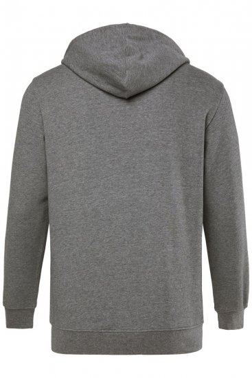 Men+ 851 Felpa con cappuccio e zip Grigio melange - Felpe & felpe con cappuccio - Felpe & Felpe con Cappuccio Uomo Taglie Forti