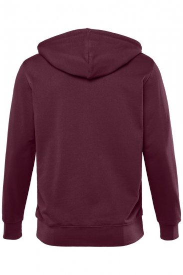 Men+ 851 Felpa con cappuccio e zip Prugna - Felpe & felpe con cappuccio - Felpe & Felpe con Cappuccio Uomo Taglie Forti