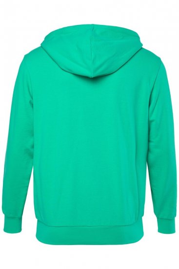 Men+ 851 Felpa con cappuccio e zip Verde smeraldo - Felpe & felpe con cappuccio - Felpe & Felpe con Cappuccio Uomo Taglie Forti