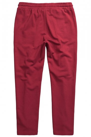 Men+ 852 Pantaloni della tuta Bordeaux - Pantaloni & pantaloncini tuta - Pantaloni Tuta Uomo Taglie Forti