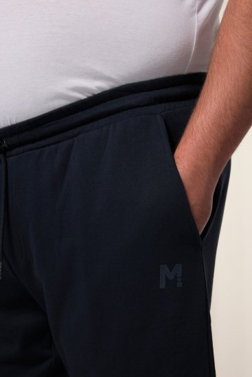 Men+ 858 Bermuda della tuta Blu scuro - Pantaloni & pantaloncini tuta - Pantaloni Tuta Uomo Taglie Forti