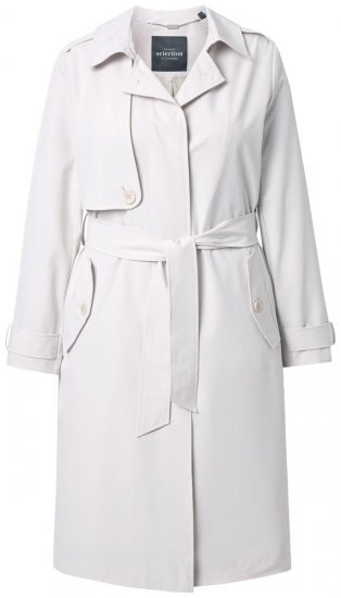 Ulla Popken 834990 Trench Tortora - Cappotti - Cappotti taglie forti da donna