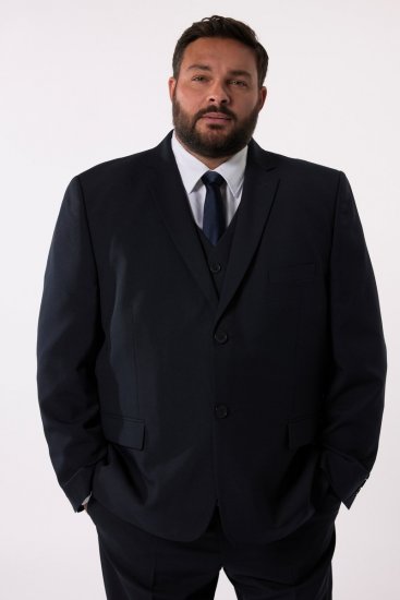 Men+ 064 Porto Blazer Blu scuro - Abiti - Abiti da Uomo Taglie Forti