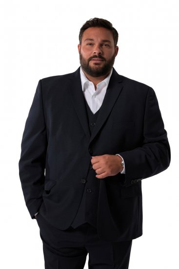 Men+ 064 Porto Blazer Blu scuro - Abiti - Abiti da Uomo Taglie Forti