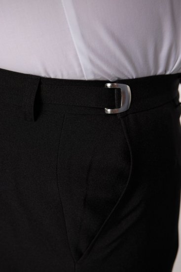 Men+ 065 Porto Pantaloni da abito Nero - Abiti - Abiti da Uomo Taglie Forti