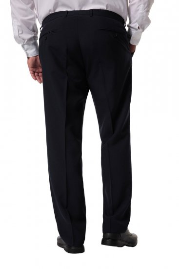 Men+ 065 Porto Pantaloni da abito Blu scuro - Abiti - Abiti da Uomo Taglie Forti