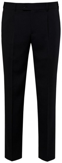 Men+ 066 Porto Pantaloni da abito bellyfit Nero - Abiti - Abiti da Uomo Taglie Forti
