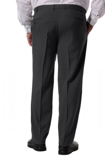 Men+ 066 Porto Pantaloni da abito bellyfit Grigio - Abiti - Abiti da Uomo Taglie Forti