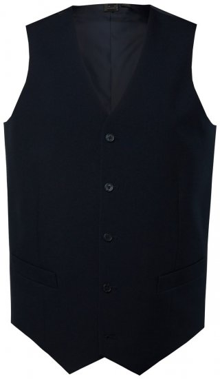 Men+ 067 Porto Gilet da abito Blu scuro - Abiti - Abiti da Uomo Taglie Forti