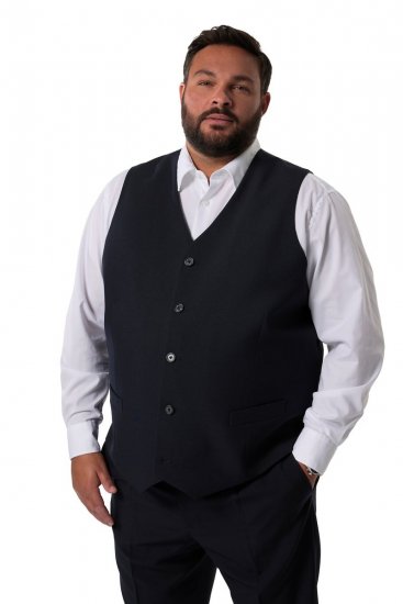 Men+ 067 Porto Gilet da abito Blu scuro - Abiti - Abiti da Uomo Taglie Forti