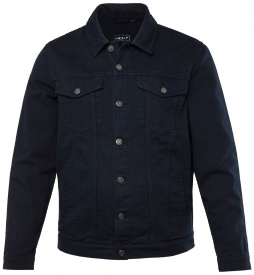 Men+ 446 Giacca di jeans con taschini Blu scuro - Giubbotti - Giubbotti Uomo Taglie Forti