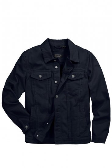 Men+ 446 Giacca di jeans con taschini Blu scuro - Giubbotti - Giubbotti Uomo Taglie Forti