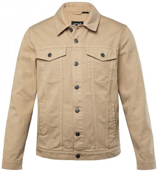 Men+ 446 Giacca di jeans con taschini Sabbia - Giubbotti - Giubbotti Uomo Taglie Forti