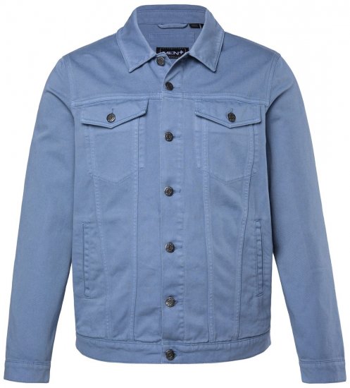Men+ 446 Giacca di jeans con taschini Blu denim - Giubbotti - Giubbotti Uomo Taglie Forti