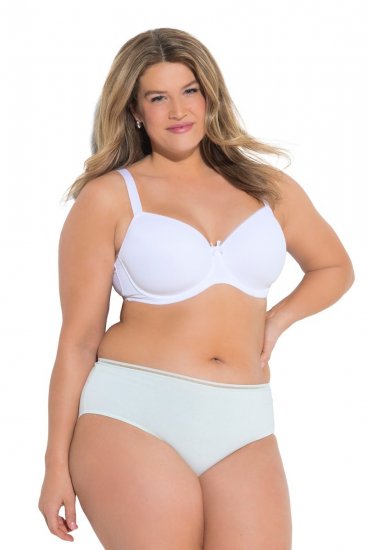 Ulla Popken 835618 Slip confezione da 5 Bianco panna - Slip - 