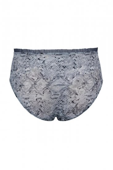 Ulla Popken 835633 Slip animalier Antracite - Slip - 