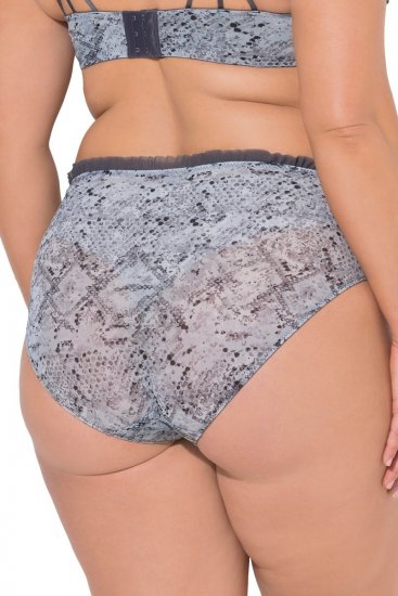 Ulla Popken 835633 Slip animalier Antracite - Slip - 