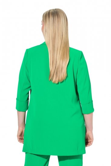 Ulla Popken 836165 Blazer lungo con maniche 3/4 Verde - Blazer - Blazer Taglie Forti da Donna
