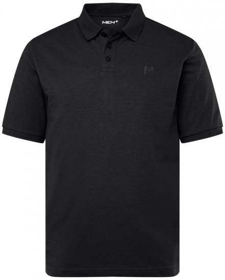 Men+ 256 Polo Nero - Polo - Polo Uomo Taglie Forti