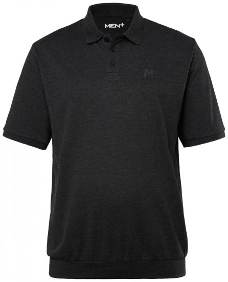 Men+ 264 Polo bellyfit Nero - Polo - Polo Uomo Taglie Forti