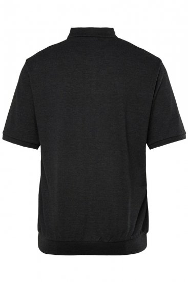 Men+ 264 Polo bellyfit Nero - Polo - Polo Uomo Taglie Forti