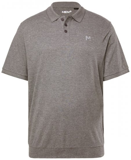 Men+ 264 Polo bellyfit Grigio melange - Polo - Polo Uomo Taglie Forti