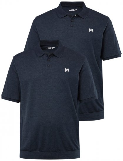 Men+ 266 Polo bellyfit Blu scuro confezione da 2 - Polo - Polo Uomo Taglie Forti