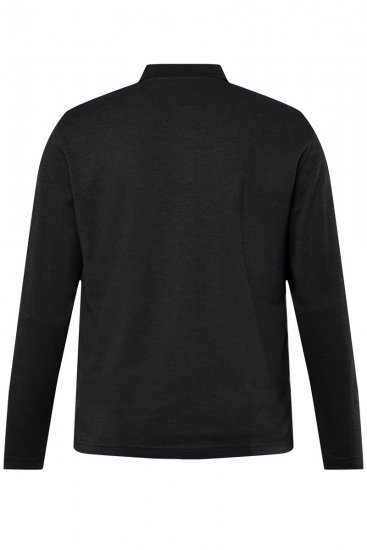 Men+ 270 Polo manica lunga Nero - Polo - Polo Uomo Taglie Forti