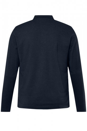 Men+ 270 Polo manica lunga Blu scuro - Polo - Polo Uomo Taglie Forti