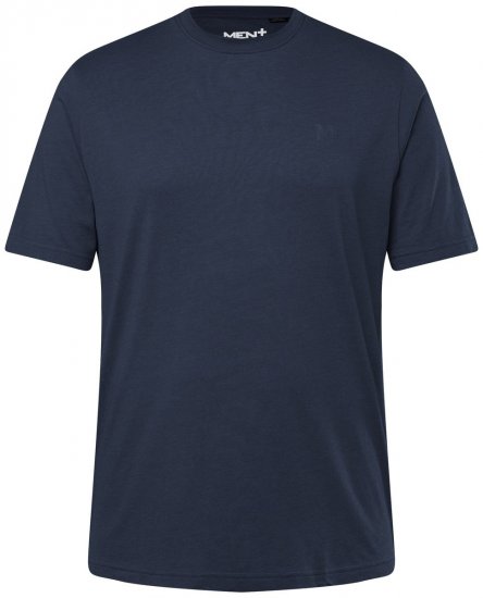 Men+ 276 T-shirt girocollo Blu scuro - Magliette - Magliette Uomo Taglie Forti