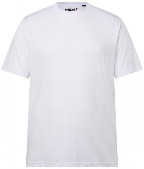 Men+ 276 T-shirt girocollo Bianco - Magliette - Magliette Uomo Taglie Forti
