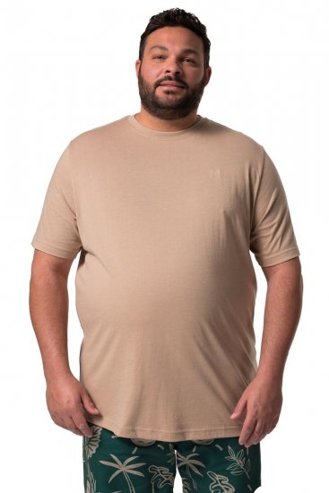 Men+ 276 T-shirt girocollo Sabbia - Magliette - Magliette Uomo Taglie Forti