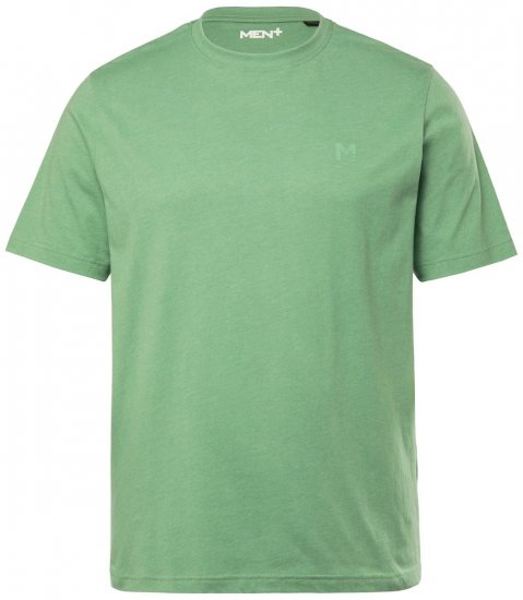 Men+ 276 T-shirt girocollo Verde - Magliette - Magliette Uomo Taglie Forti
