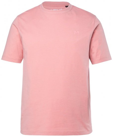 Men+ 276 T-shirt girocollo Rosa - Magliette - Magliette Uomo Taglie Forti