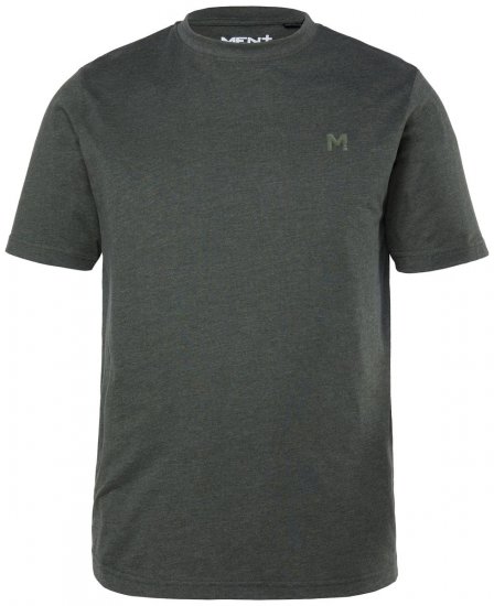 Men+ 276 T-shirt girocollo Verde oliva - Magliette - Magliette Uomo Taglie Forti