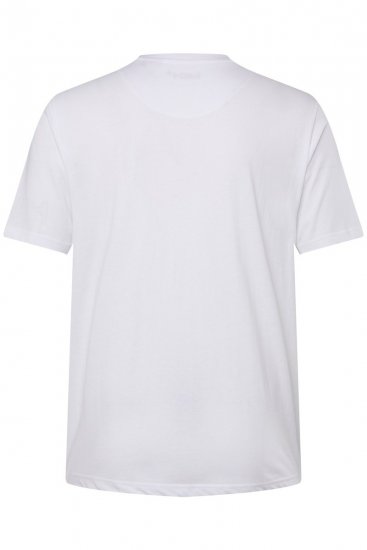 Men+ 279 T-shirt scollo a V Bianco - Magliette - Magliette Uomo Taglie Forti