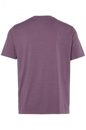 Men+ 279 T-shirt scollo a V Prugna - Magliette - Magliette Uomo Taglie Forti