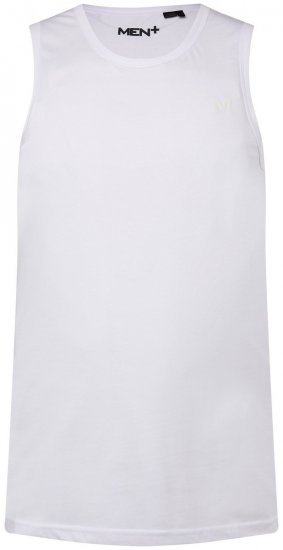 Men+ 303 Canotta Bianco - Magliette - Magliette Uomo Taglie Forti