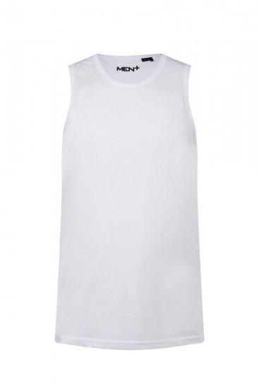 Men+ 305 Canotta Bianco confezione da 2 - Magliette - Magliette Uomo Taglie Forti