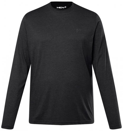 Men+ 307 T-shirt manica lunga Nero - Magliette - Magliette Uomo Taglie Forti