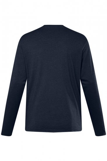 Men+ 307 T-shirt manica lunga Blu scuro - Magliette - Magliette Uomo Taglie Forti