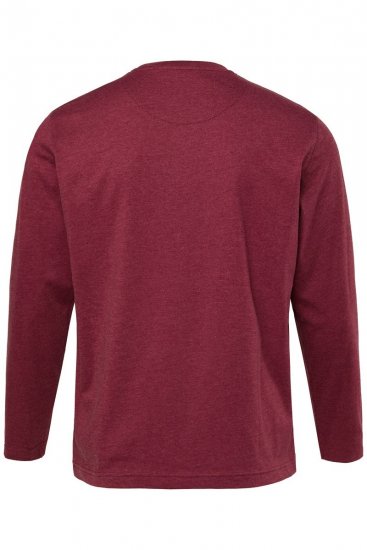 Men+ 307 T-shirt manica lunga Melanzana - Magliette - Magliette Uomo Taglie Forti