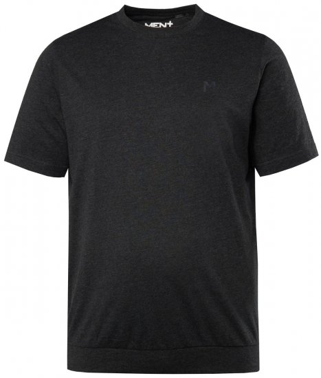 Men+ 308 T-shirt bellyfit Nero - Magliette - Magliette Uomo Taglie Forti