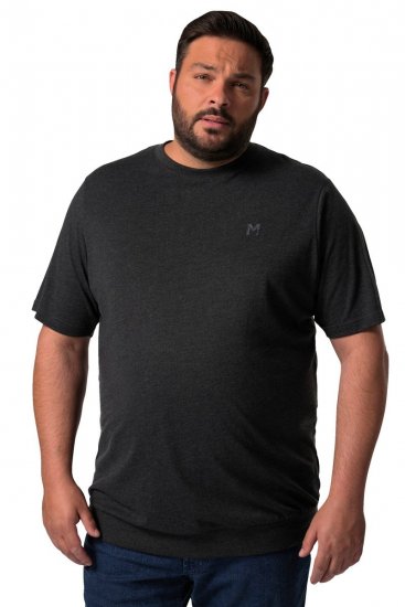 Men+ 308 T-shirt bellyfit Nero - Magliette - Magliette Uomo Taglie Forti