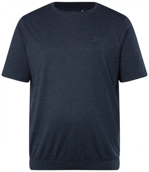 Men+ 308 T-shirt bellyfit Blu scuro - Magliette - Magliette Uomo Taglie Forti