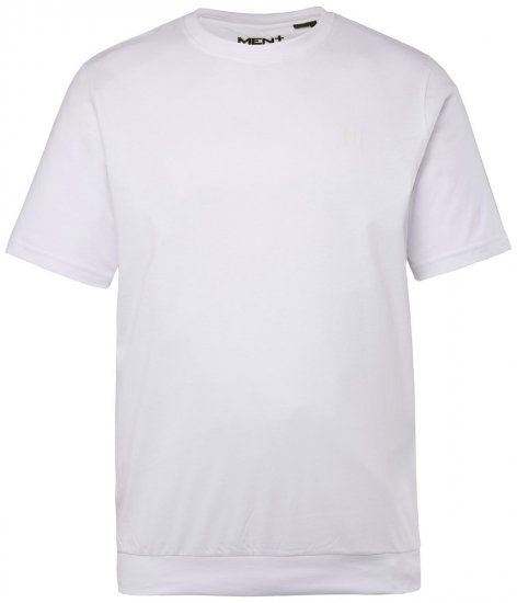 Men+ 308 T-shirt bellyfit Bianco - Magliette - Magliette Uomo Taglie Forti