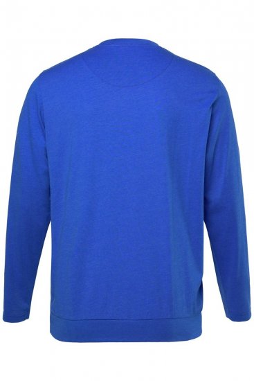 Men+ 313 T-shirt manica lunga bellyfit Blu cobalto - Magliette - Magliette Uomo Taglie Forti